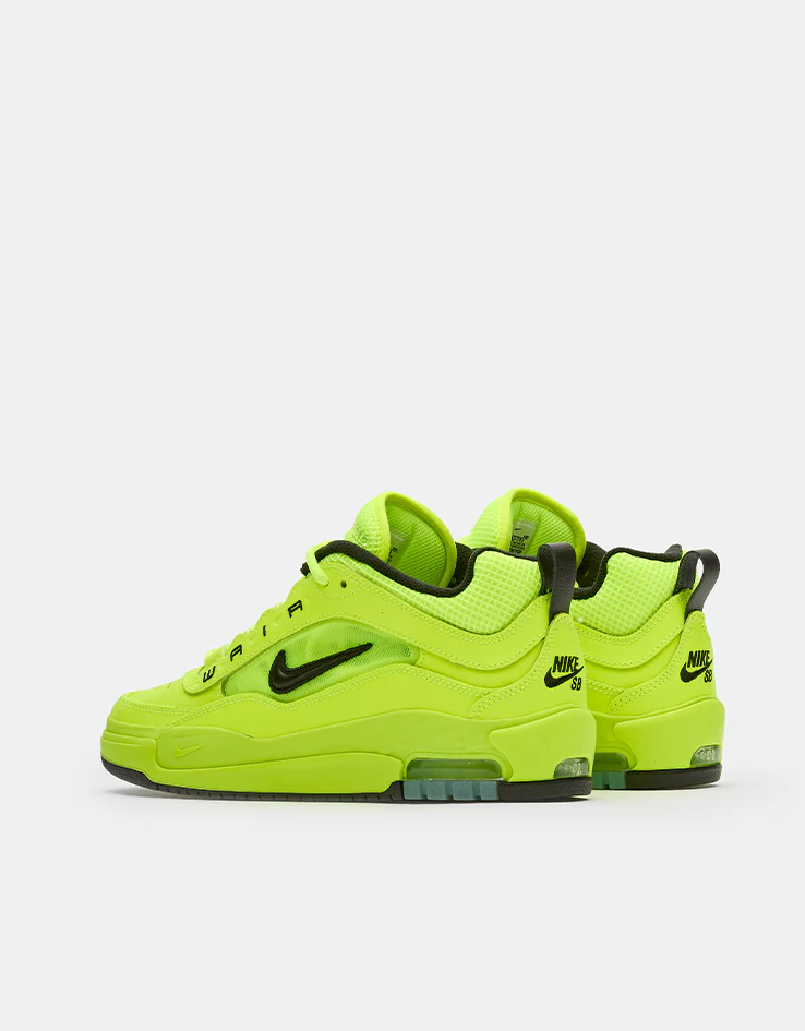 Nike SB Air Max Ishod Premium Skate Shoes - Volt/Black-Volt-Black - Image 5