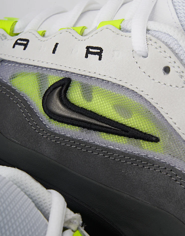 Nike SB Air Max Ishod Skate Shoes - Black/Neon Yellow-Anthracite-Lt Graphite - Image 7