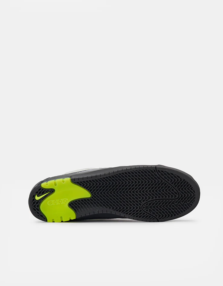 Nike SB Air Max Ishod Skate Shoes - Black/Neon Yellow-Anthracite-Lt Graphite - Image 8