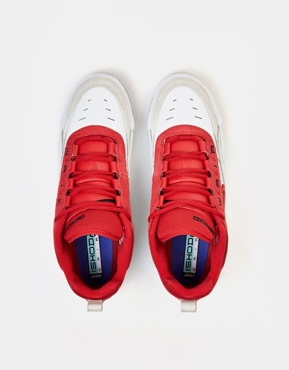 Nike SB Air Max Ishod Skate Shoes - White/Varsity Red-Summit White-Varsity Red-Black - Image 4