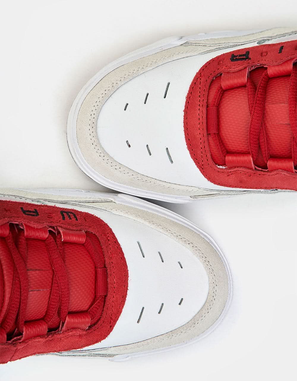 Nike SB Air Max Ishod Skate Shoes - White/Varsity Red-Summit White-Varsity Red-Black - Image 7