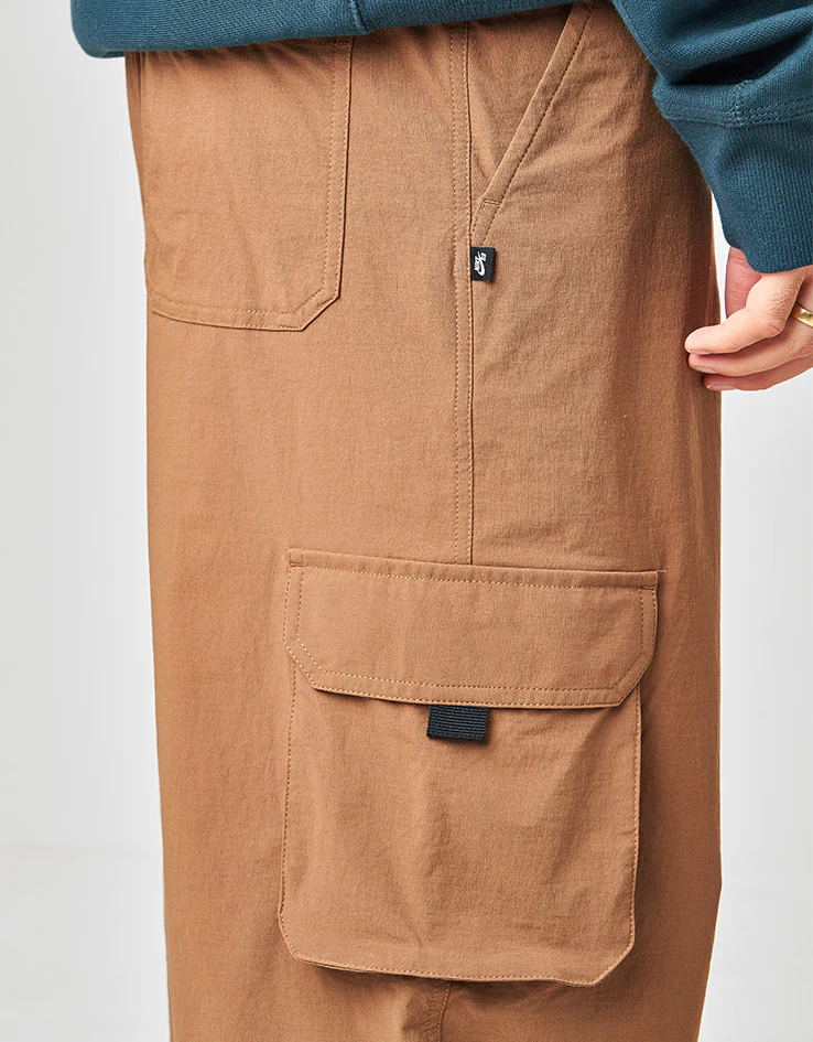 Nike SB Belted Kearny Cargo Pant - Mosswood Brown/White - Image 4