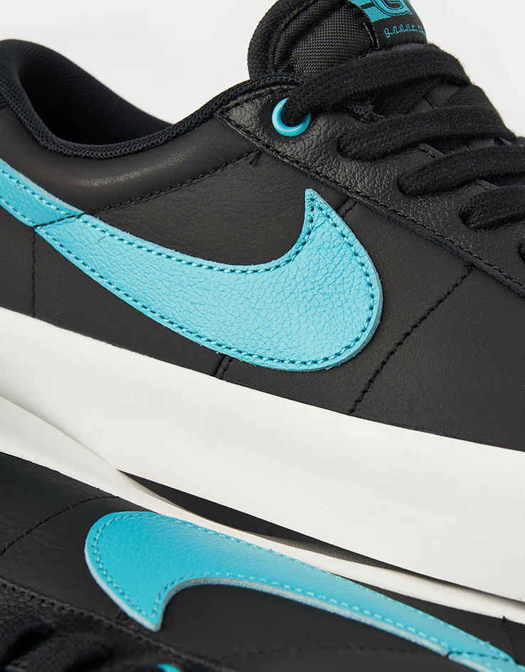 Nike SB Blazer Low Pro GT Skate Shoes - Black/Dusty Cactus-Black-Summit White - Image 8