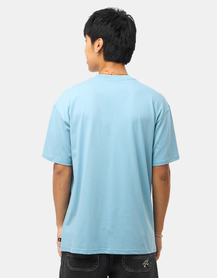 Nike SB Bus Pass T-Shirt - Denim Turquoise - Image 2