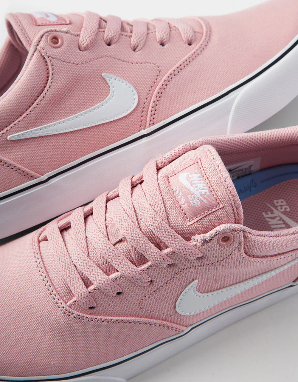 Nike SB Chron 2 Canvas Skate Shoes - Pink Glaze/White-Pink Glaze-Black - Image 3