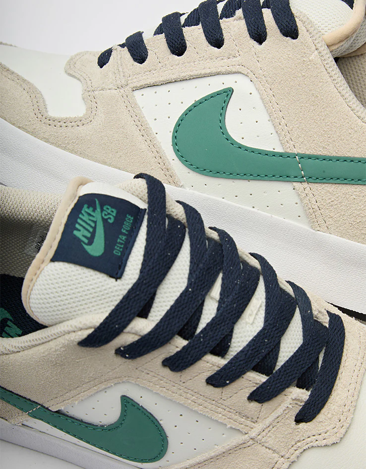 Nike SB Delta Force Vulc Skate Shoes - Desert Sand/Bicoastal - Image 6