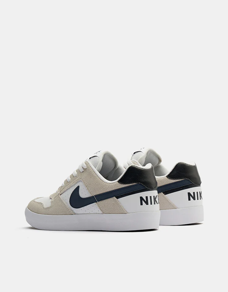 Nike SB Delta Force Vulc Skate Shoes - White/Thunder Blue-Black - Image 4