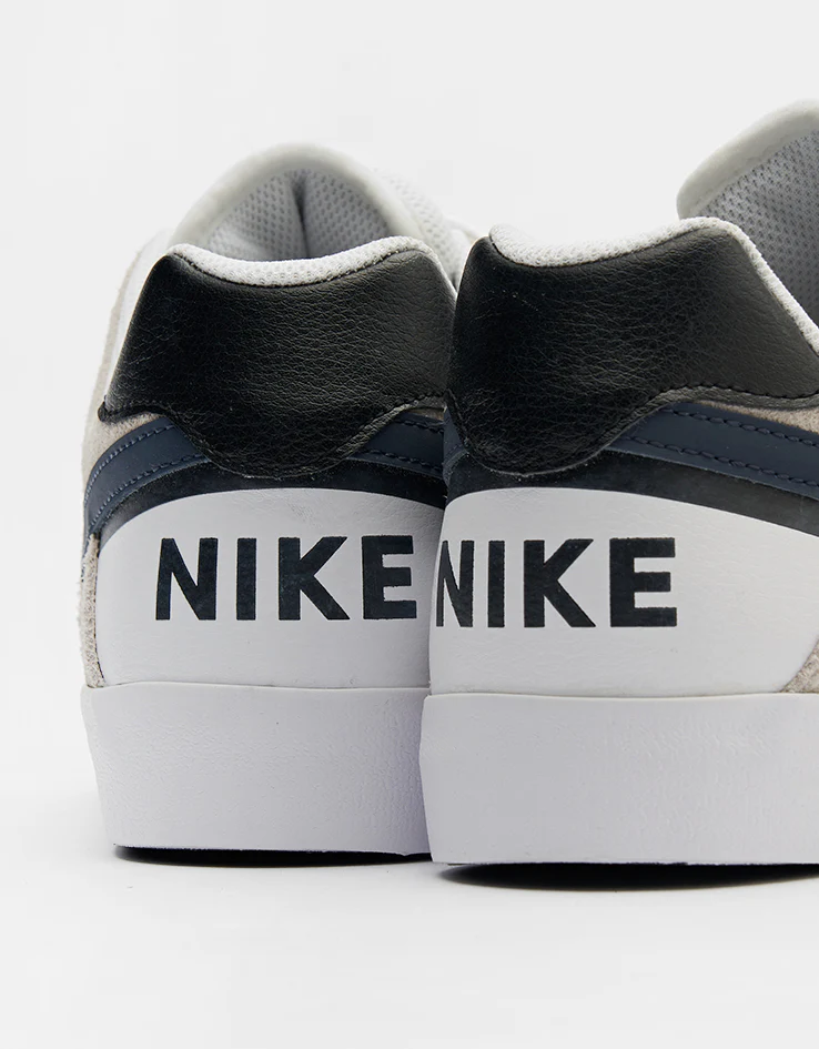 Nike SB Delta Force Vulc Skate Shoes - White/Thunder Blue-Black - Image 5