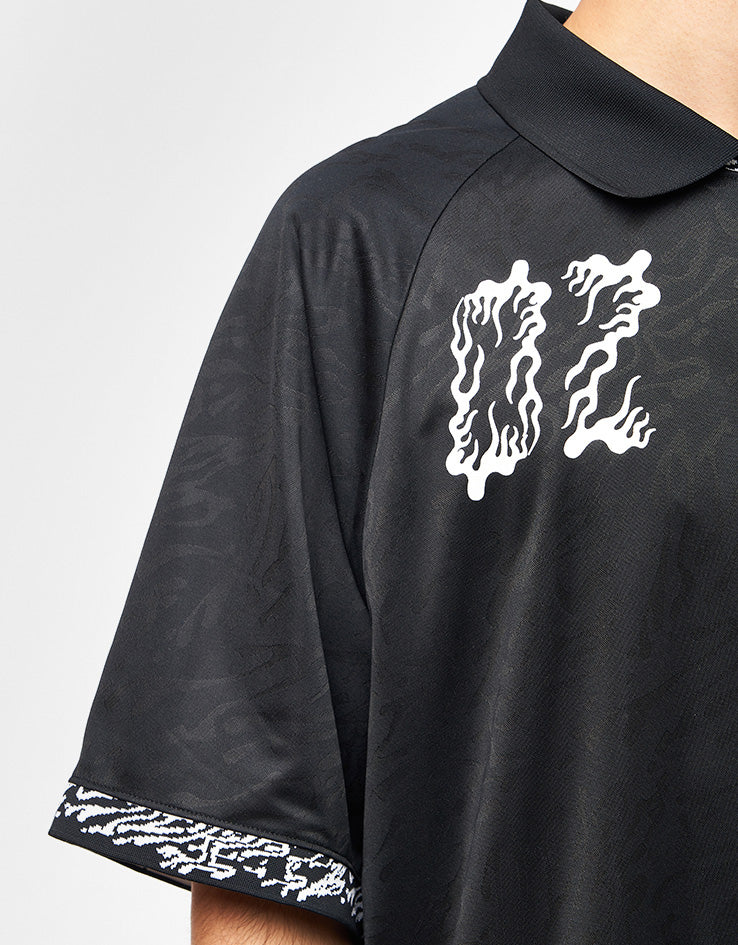 Nike SB Dri-Fit Jacquard Jersey - Black/Black/White - Image 4