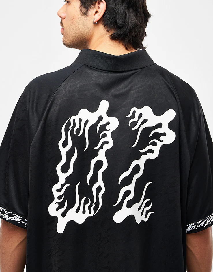 Nike SB Dri-Fit Jacquard Jersey - Black/Black/White - Image 6