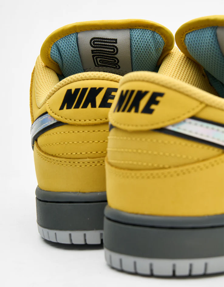 Nike SB Dunk Low Pro Skate Shoes - Lightning/Wolf Grey-Denim Turq - Image 8