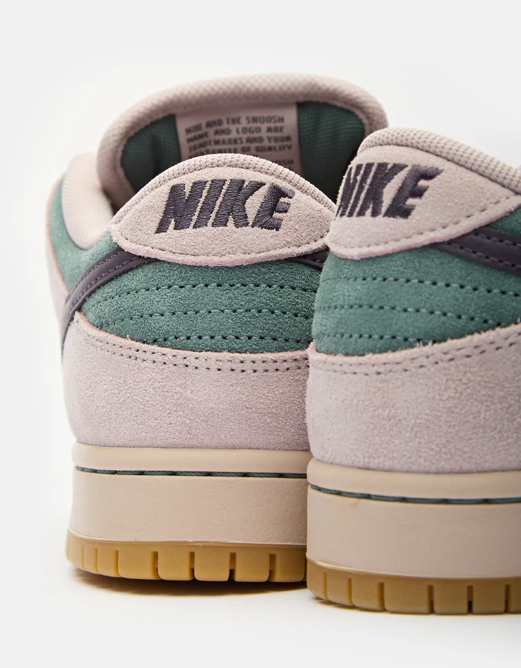 Nike SB Dunk Low Pro Skate Shoes - Mineral Slate/Dark Raisin/Particle Rose - Image 5