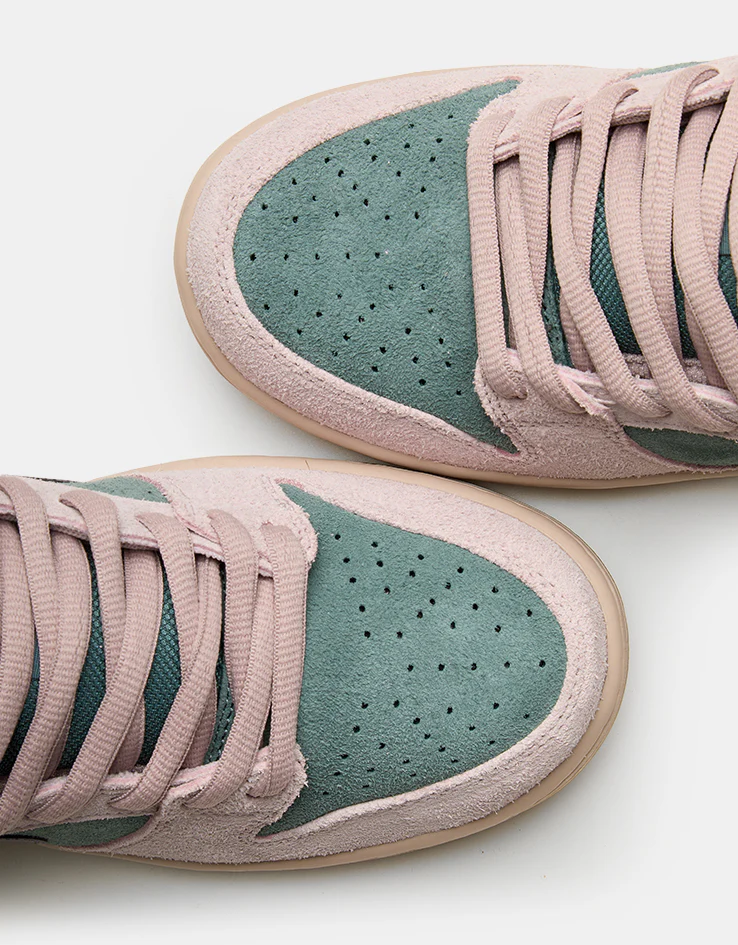 Nike SB Dunk Low Pro Skate Shoes - Mineral Slate/Dark Raisin/Particle Rose - Image 8