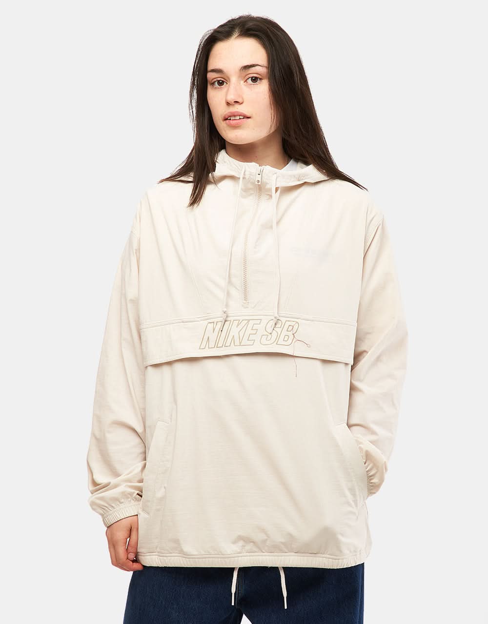 Nike SB Essential Anorak Jacket - Light Orewood Brown/Khaki - Image 6
