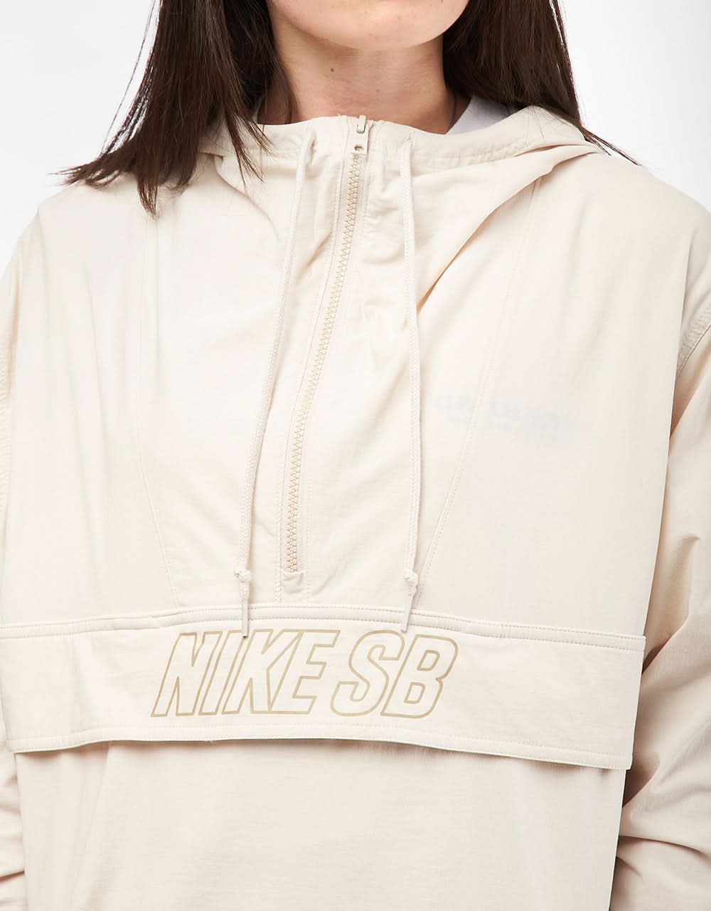 Nike SB Essential Anorak Jacket - Light Orewood Brown/Khaki - Image 8