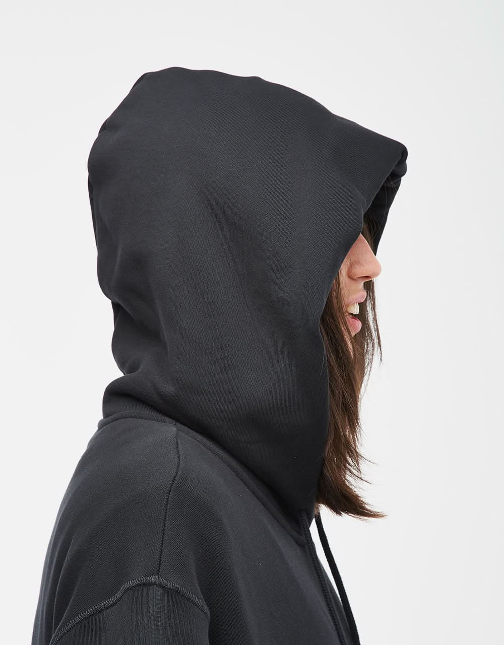 Nike SB Essential Logo Full Zip Hoodie - Black/White - Image 10