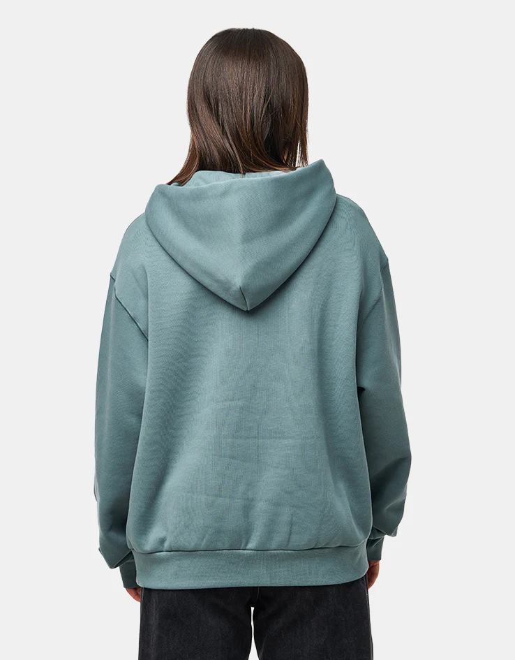 Nike SB Essential Logo Pullover Hoodie - Mineral Slate/White - Image 5