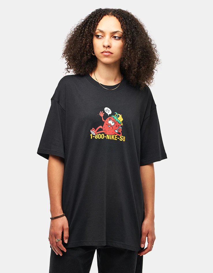 Nike SB Flip Phone T-Shirt - Black - Image 5