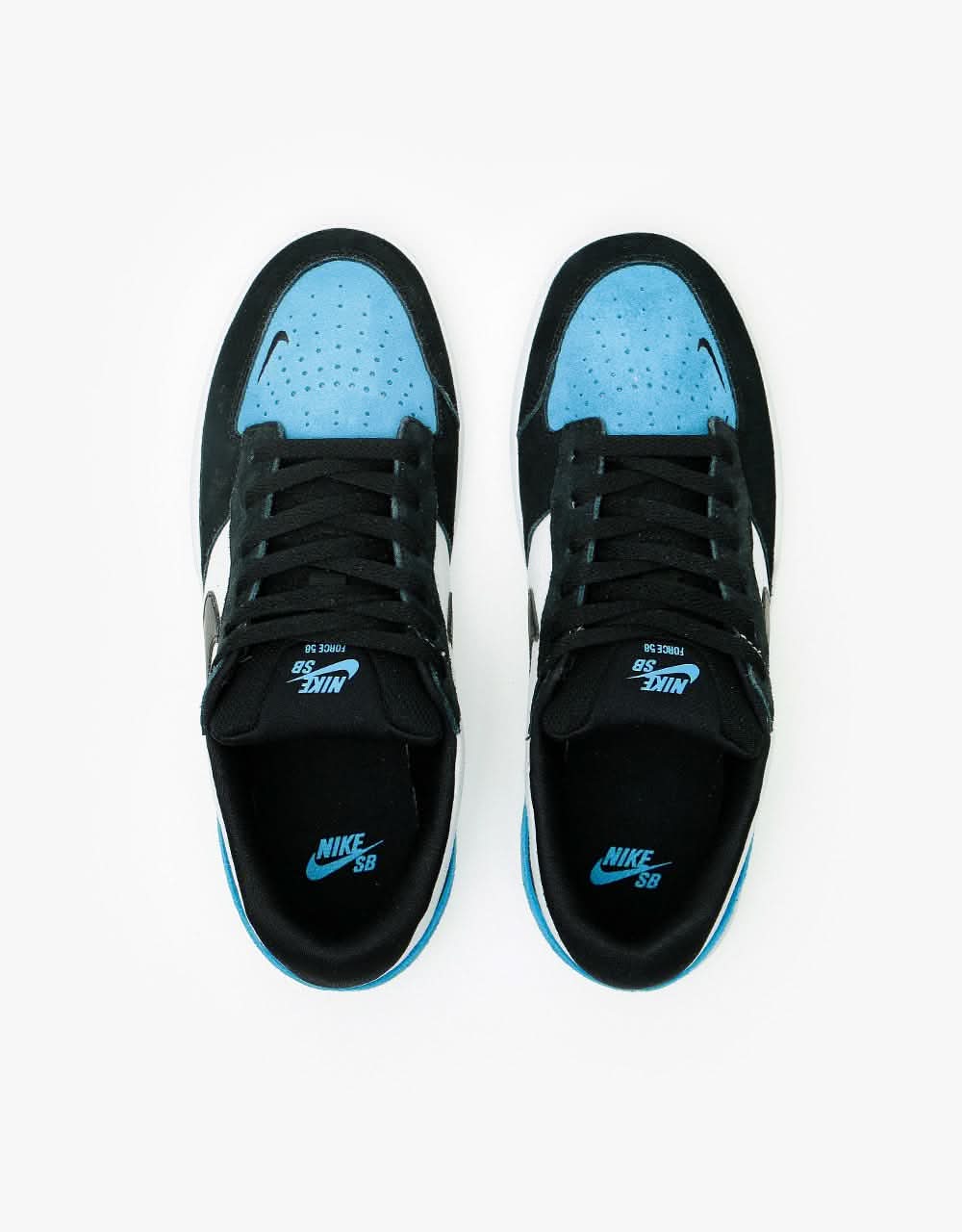 Nike SB Force 58 Skate Shoes - Dutch Blue/Black-White - Image 5