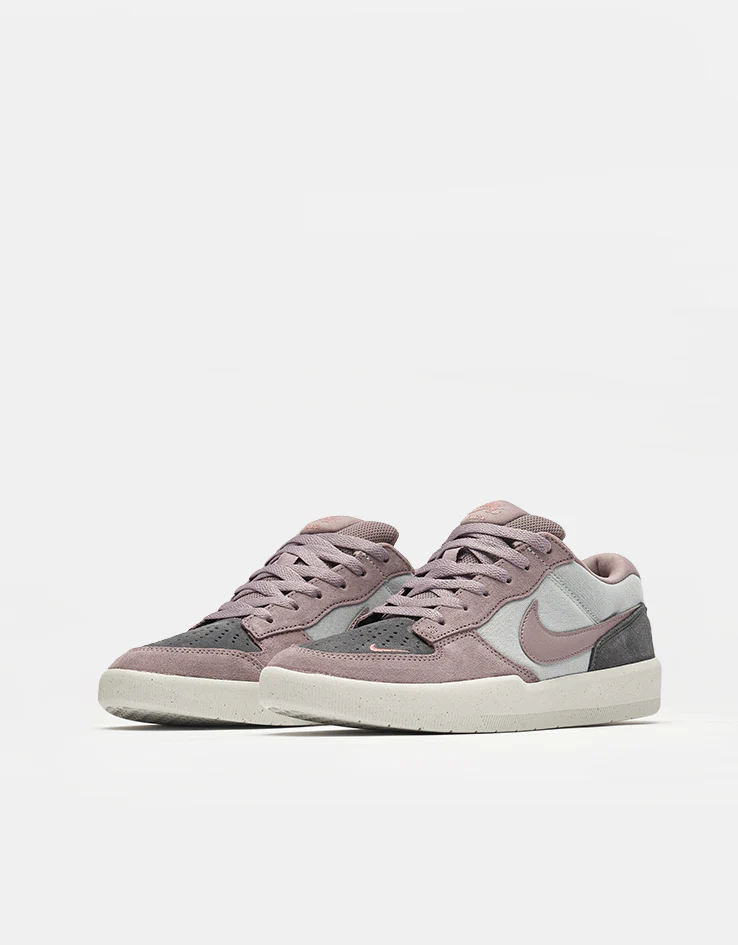 Nike SB Force 58 Skate Shoes - Flt Silver/Taupe Grey-Dark Grey - Image 3
