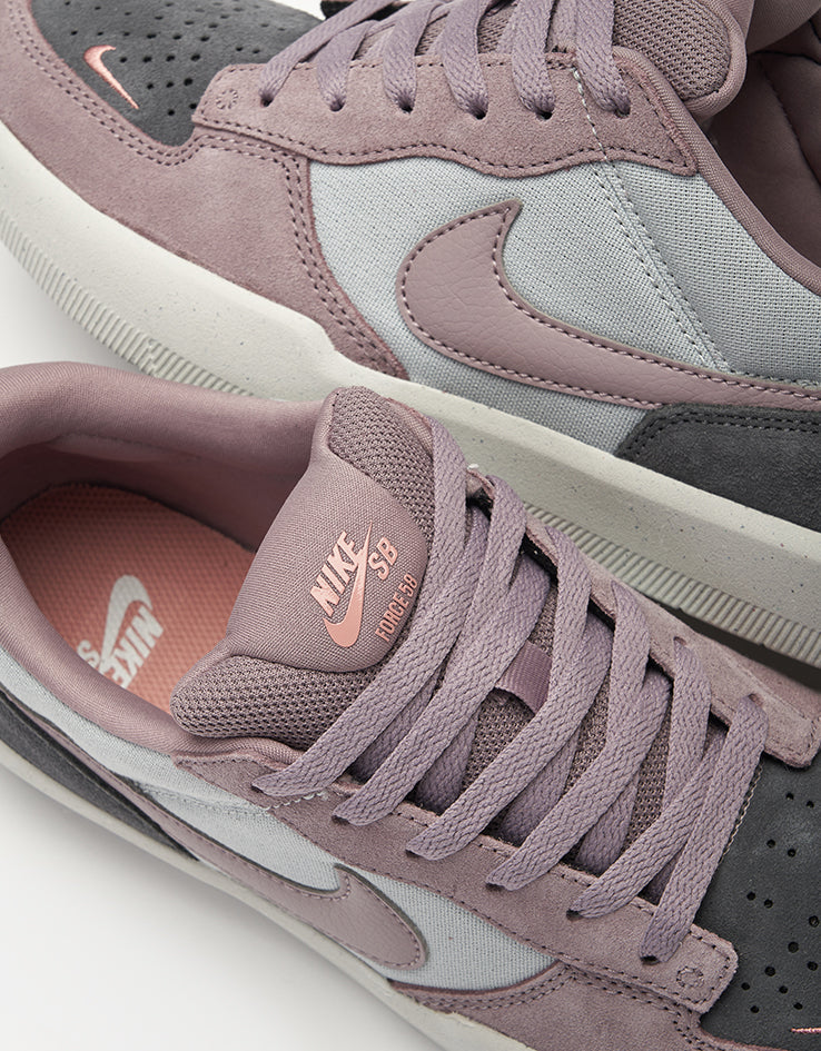 Nike SB Force 58 Skate Shoes - Flt Silver/Taupe Grey-Dark Grey - Image 5