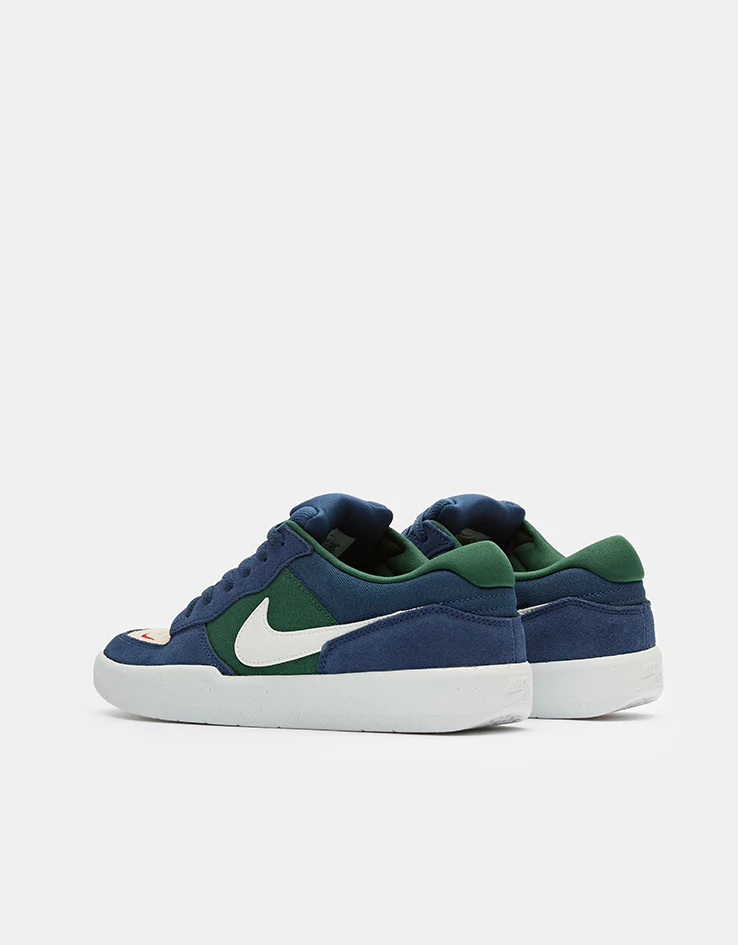 Nike SB Force 58 Skate Shoes - Navy/Summit White-Noble Green-White - Image 4