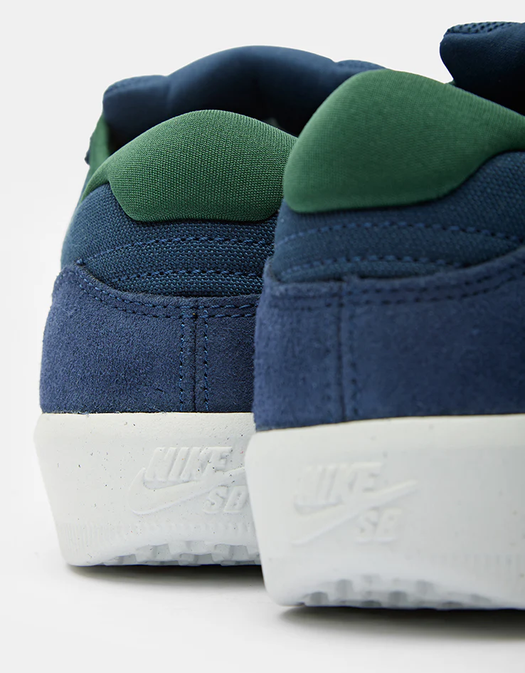Nike SB Force 58 Skate Shoes - Navy/Summit White-Noble Green-White - Image 5