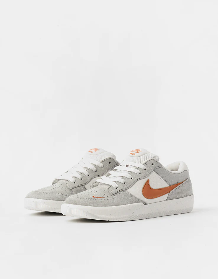 Nike SB Force 58 Skate Shoes - Platinum Tint/Monarch-Wolf Grey - Image 3