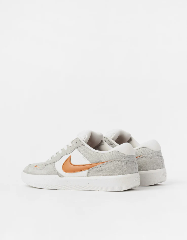 Nike SB Force 58 Skate Shoes - Platinum Tint/Monarch-Wolf Grey - Image 4