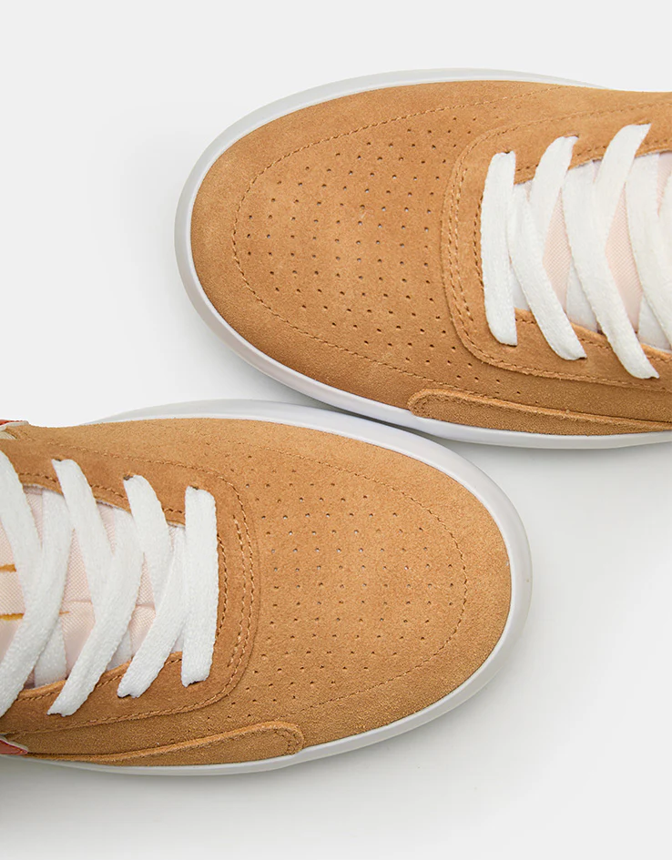 Nike SB Heritage Vulc Skate Shoes - Flax/College Orange-Oatmeal-White - Image 7