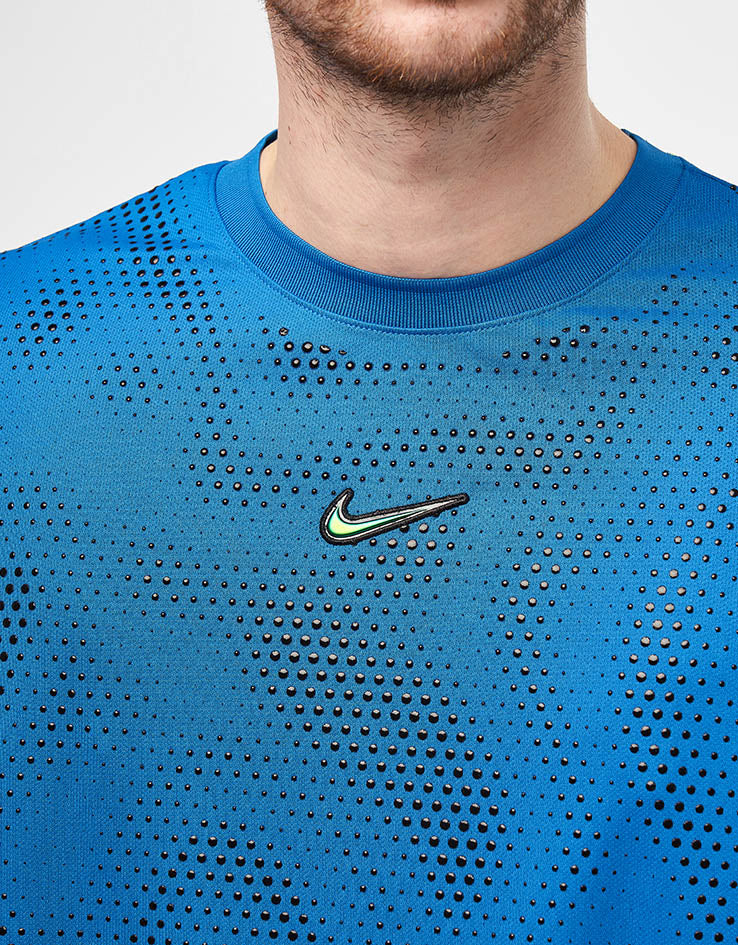 Nike SB Ishod Jersey - Brilliant Blue/Black - Image 3