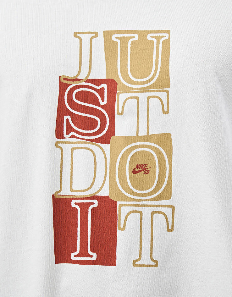 Nike SB JDI Remake T-Shirt - Summit White - Image 3