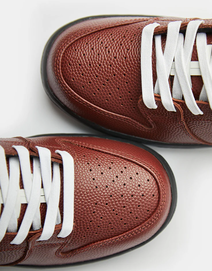 Nike SB 'Limosine' Dunk Low Pro QS Skate Shoes - Dark Pony/Black-Silver-White - Image 5