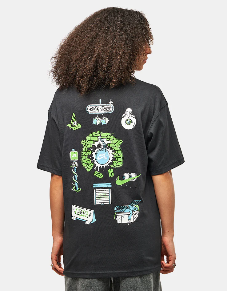 Nike SB M90 Skate Char T-Shirt - Off Noir - Image 6