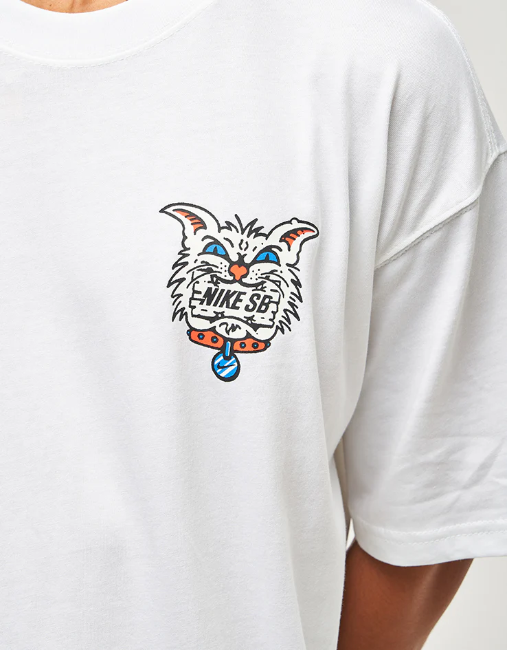 Nike SB M90 Skate Char T-Shirt - White - Image 4