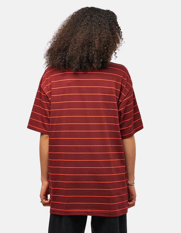 Nike SB M90 Striped T-Shirt - Dark Team Red - Image 6