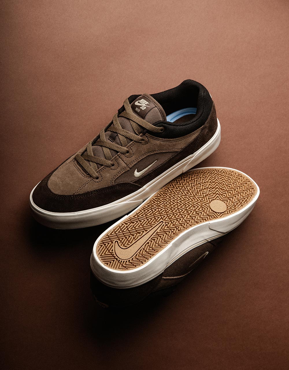Nike SB Malor Skate Shoes - Ironstone/Lt Khaki-Baroque Brown-Black - Image 2