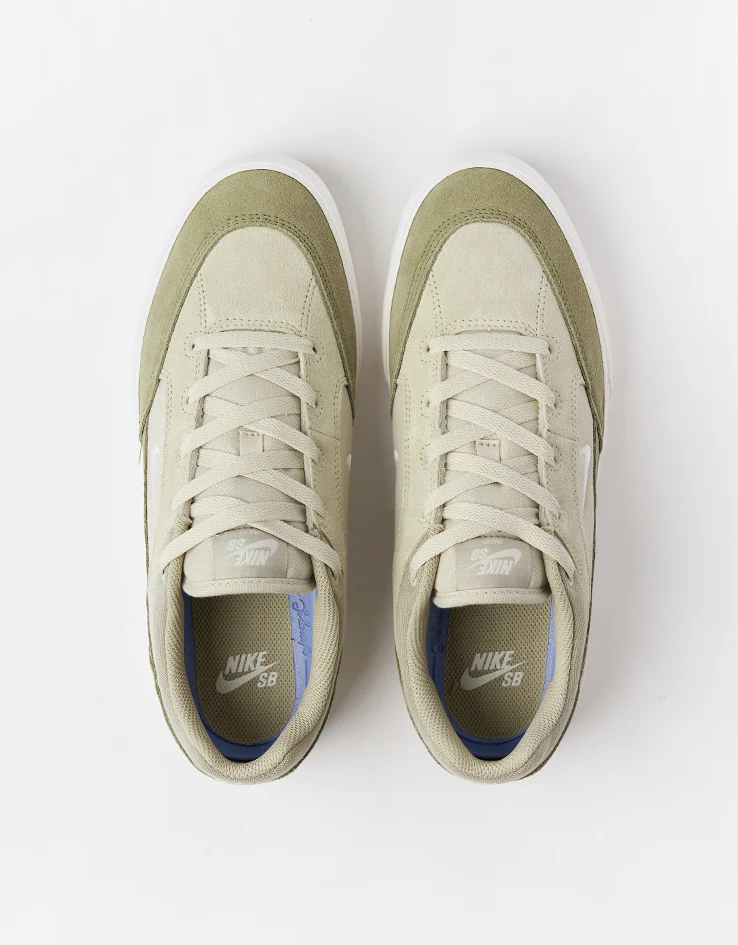 Nike SB Malor Skate Shoes - Lt Khaki/Pale Ivory-Neutral Olive - Image 2