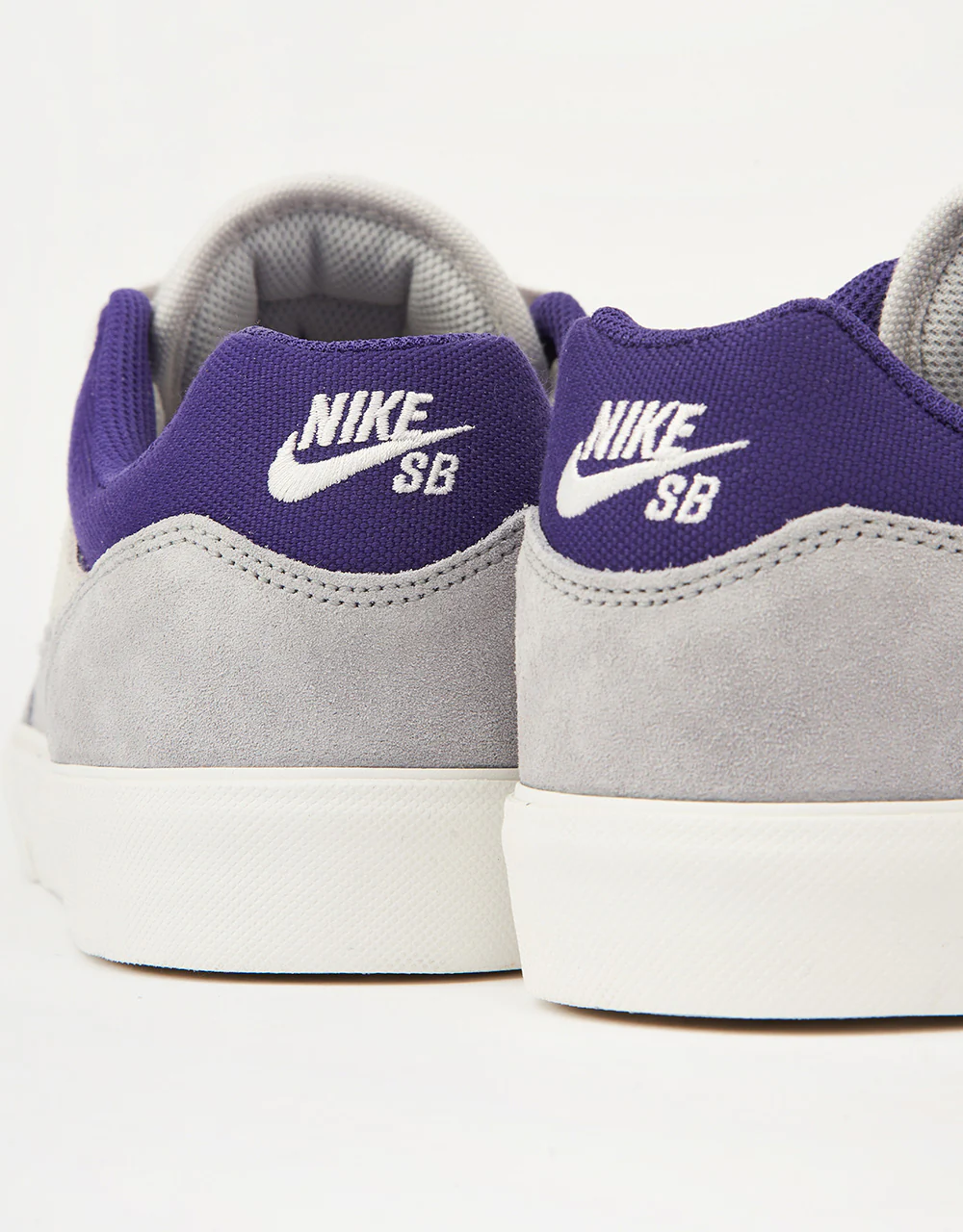 Nike SB Malor Skate Shoes - Platinum Tint/Court Purple-Wolf Grey - Image 6