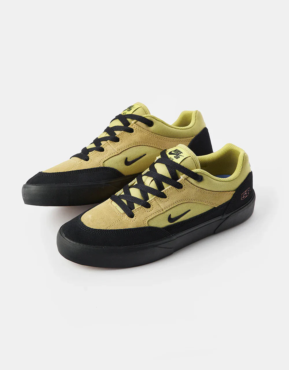 Nike SB Malor TE Skate Shoes - Buff Gold/Black-Black-Cinnamon - Image 3