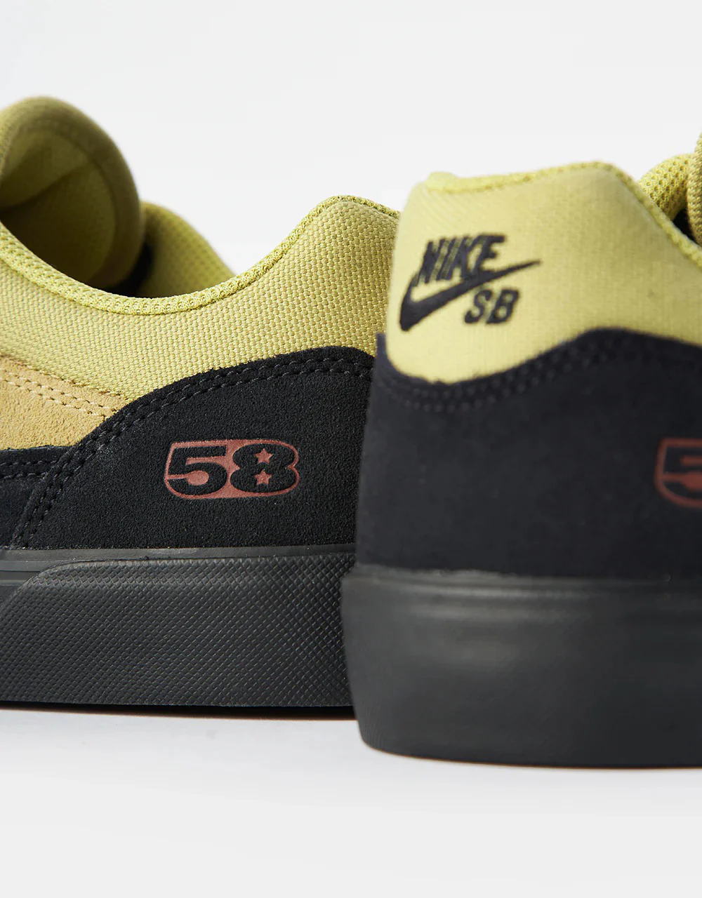 Nike SB Malor TE Skate Shoes - Buff Gold/Black-Black-Cinnamon - Image 6