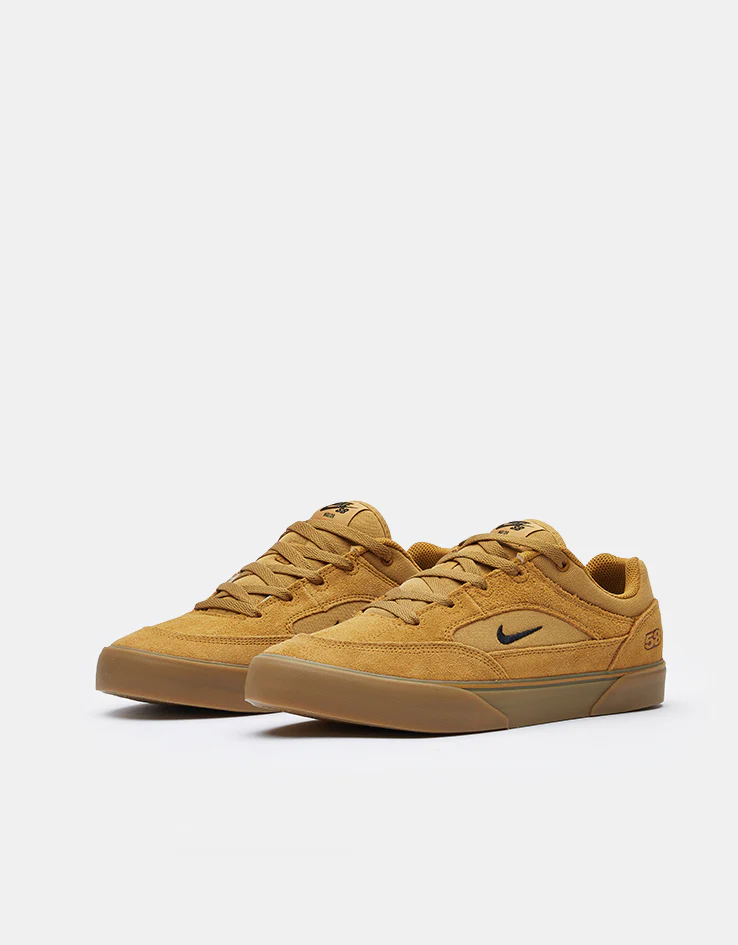 Nike SB Malor TE Skate Shoes - Wheat/Black-Wheat-Gum Light Brown - Image 3