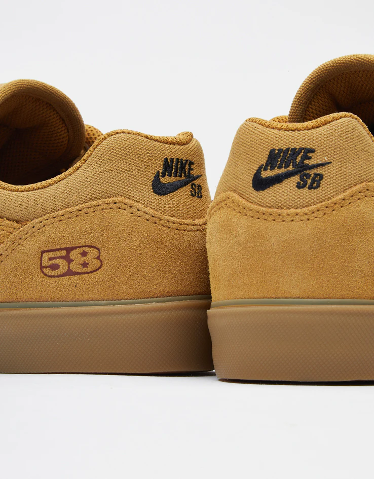 Nike SB Malor TE Skate Shoes - Wheat/Black-Wheat-Gum Light Brown - Image 6