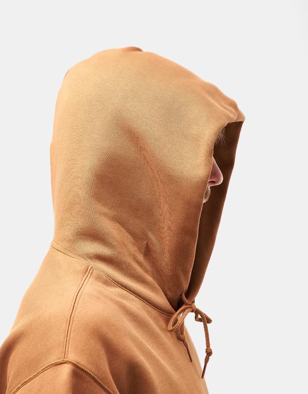 Nike SB N Swoosh Pullover Hoodie - Light British Tan/White - Image 5