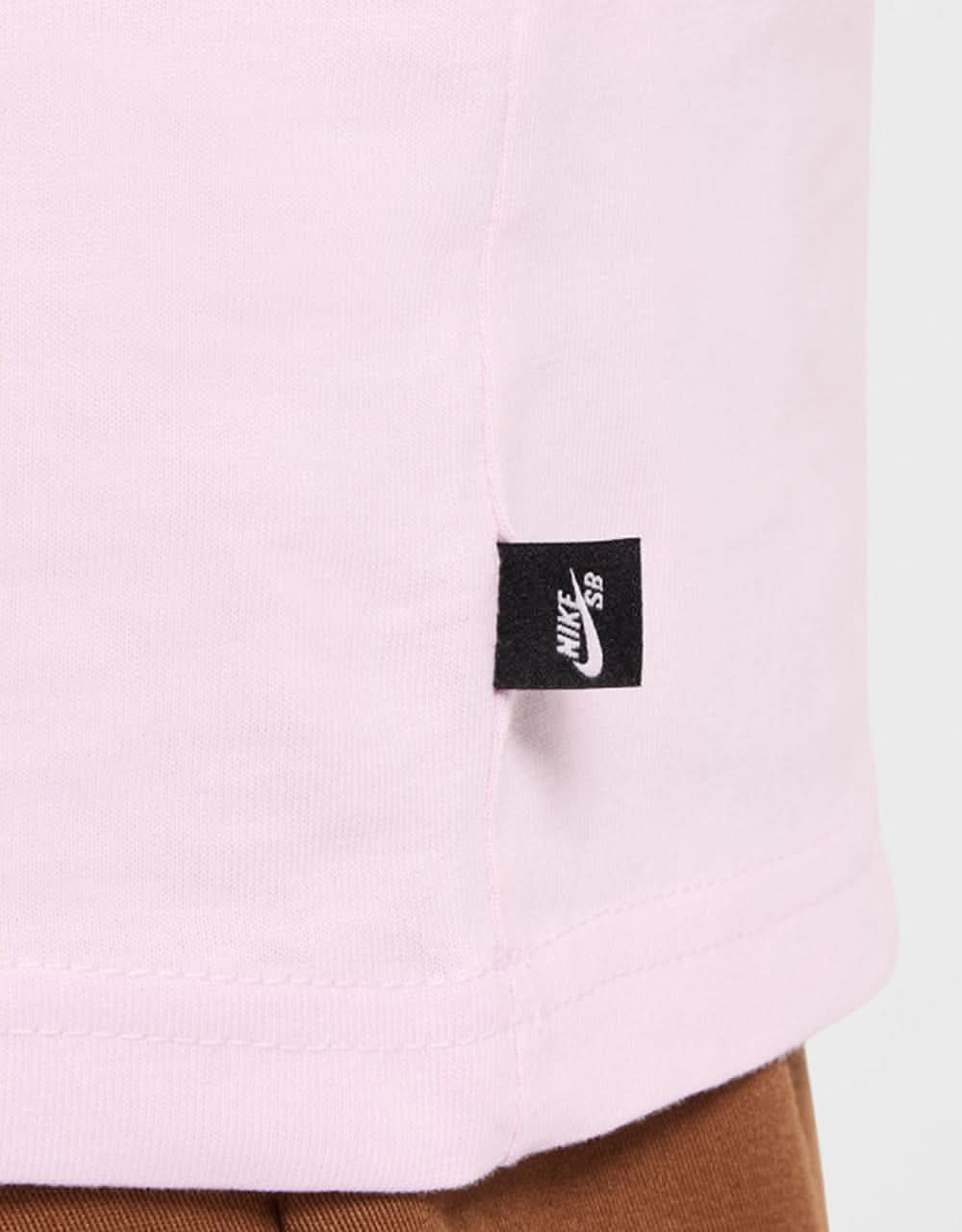 Nike SB NSW Logo Kids T-Shirt - Pink Foam - Image 5