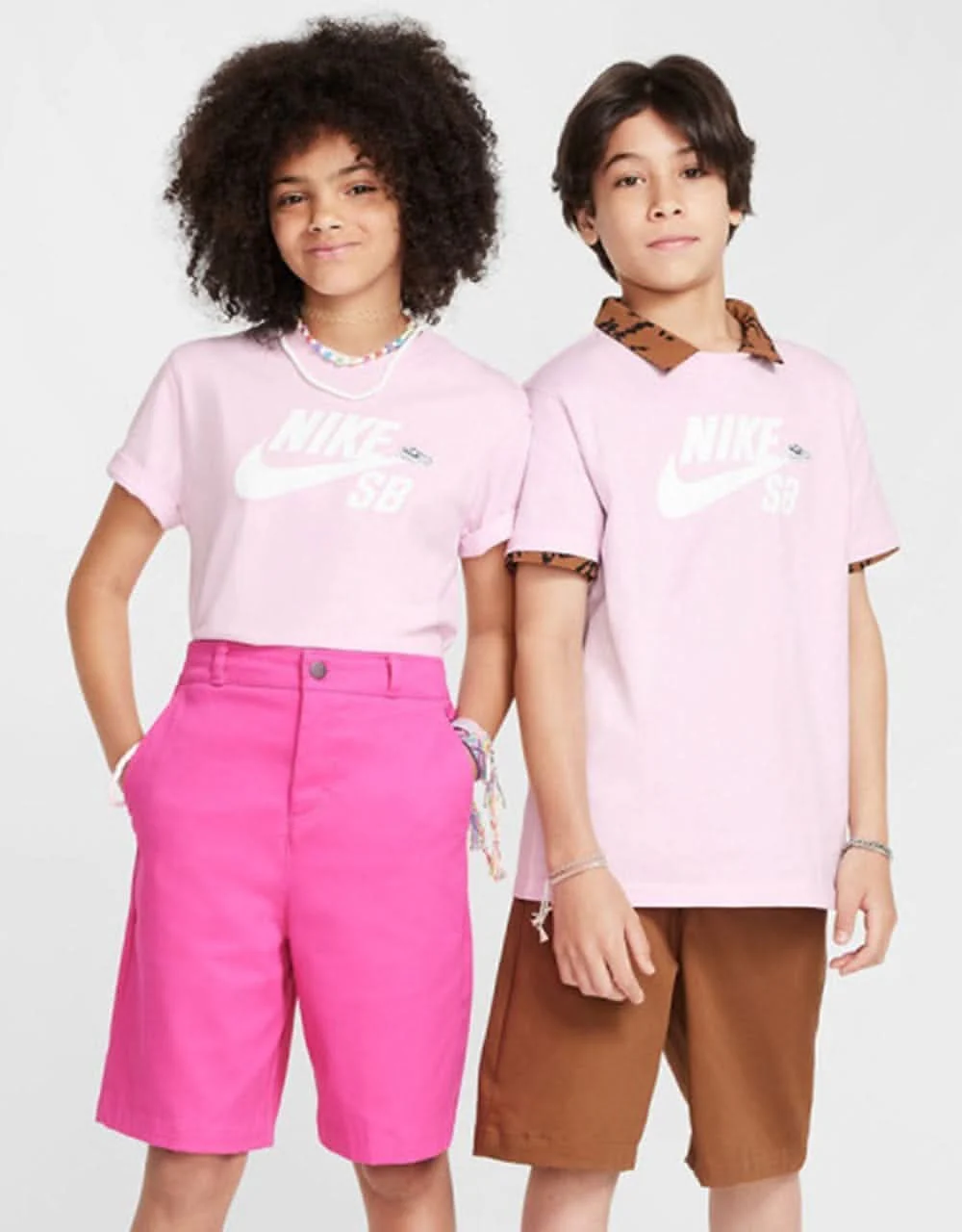 Nike SB NSW Logo Kids T-Shirt - Pink Foam - Image 6