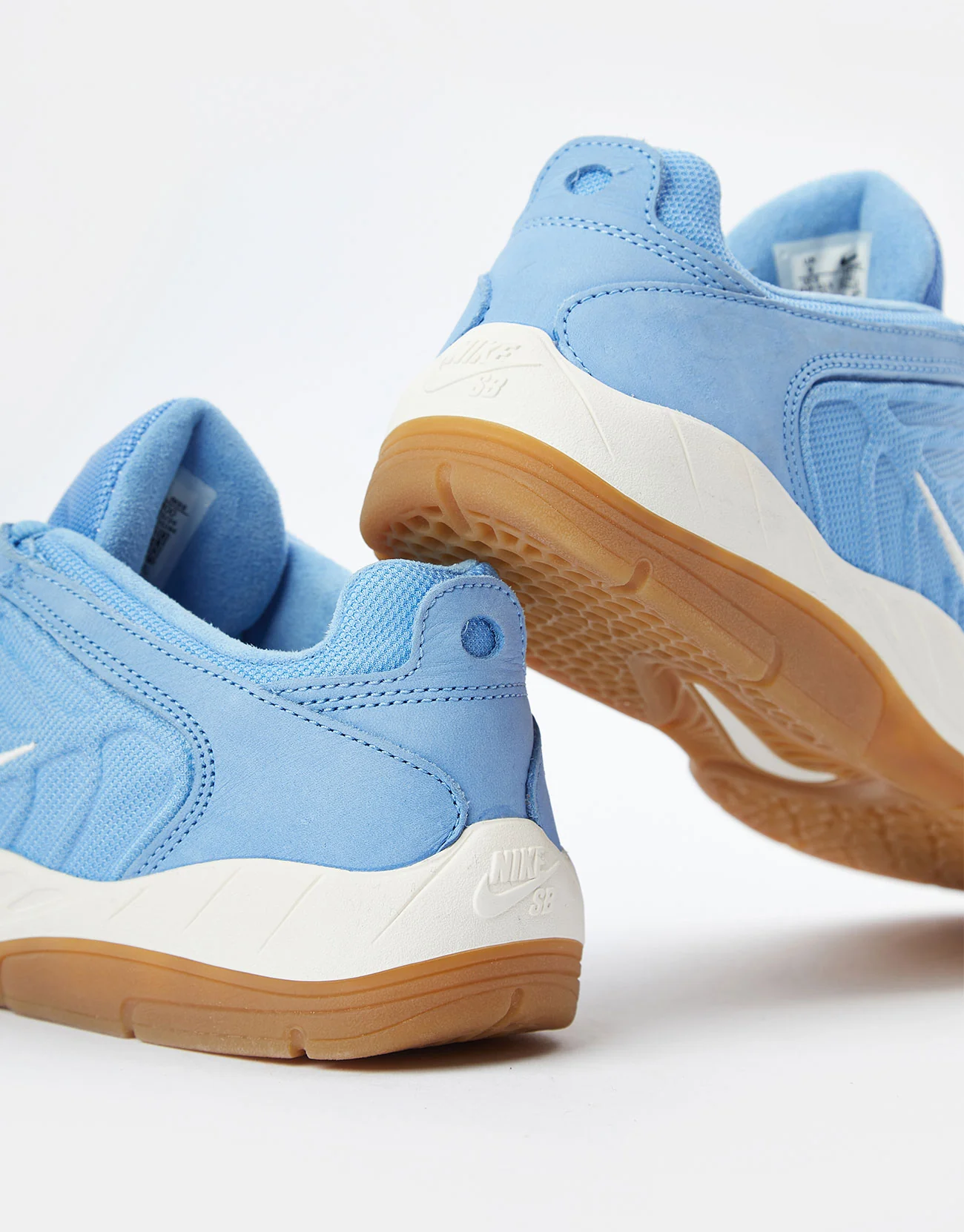 Nike SB 'Orange Label' Vertebrae Skate Shoes - University Blue/Sail-University Blue - Image 5