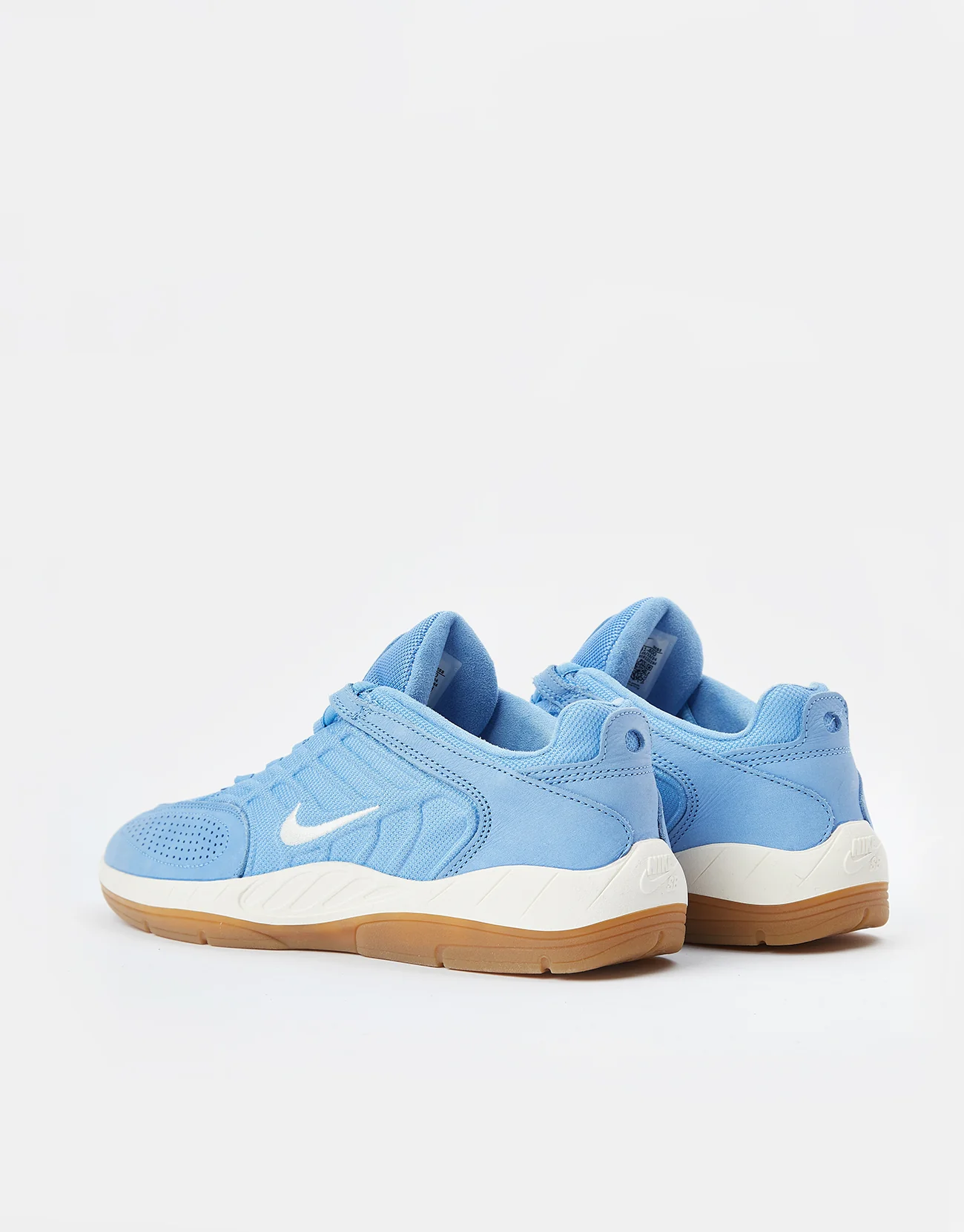 Nike SB 'Orange Label' Vertebrae Skate Shoes - University Blue/Sail-University Blue - Image 7