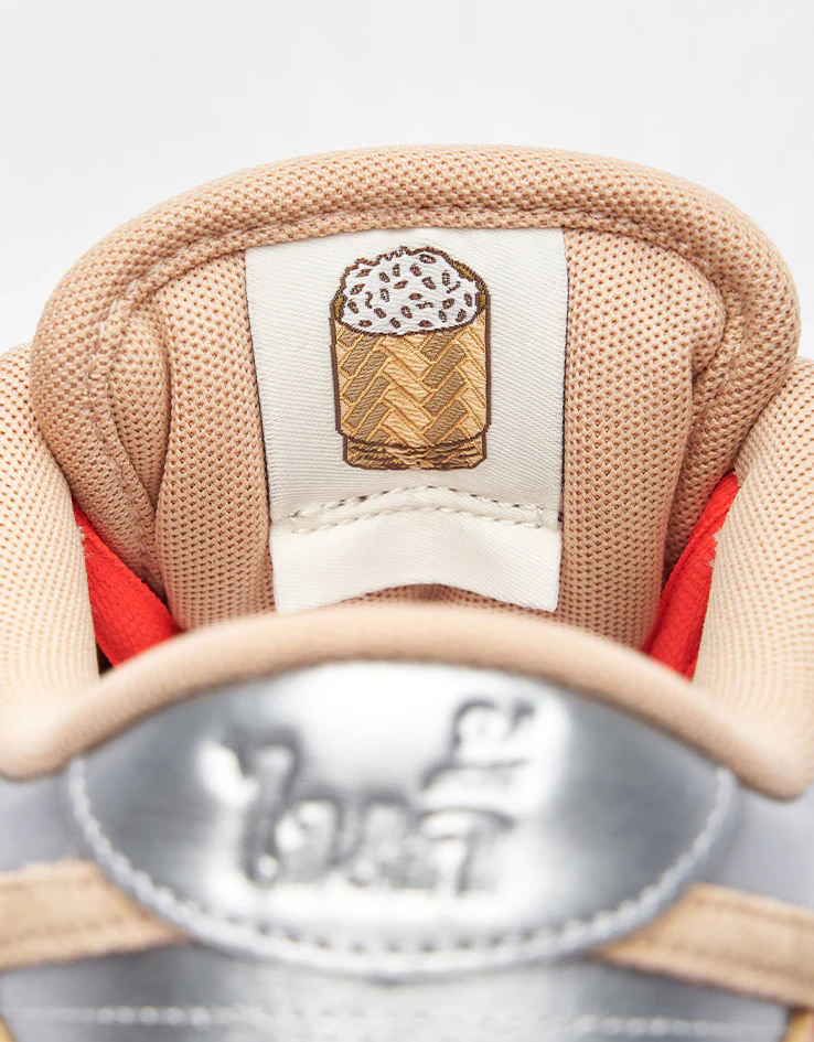 Nike SB 'Som Tum' Dunk Low Pro Skate Shoes - Canvas/Vachetta Tan-Parachute Beige - Image 8