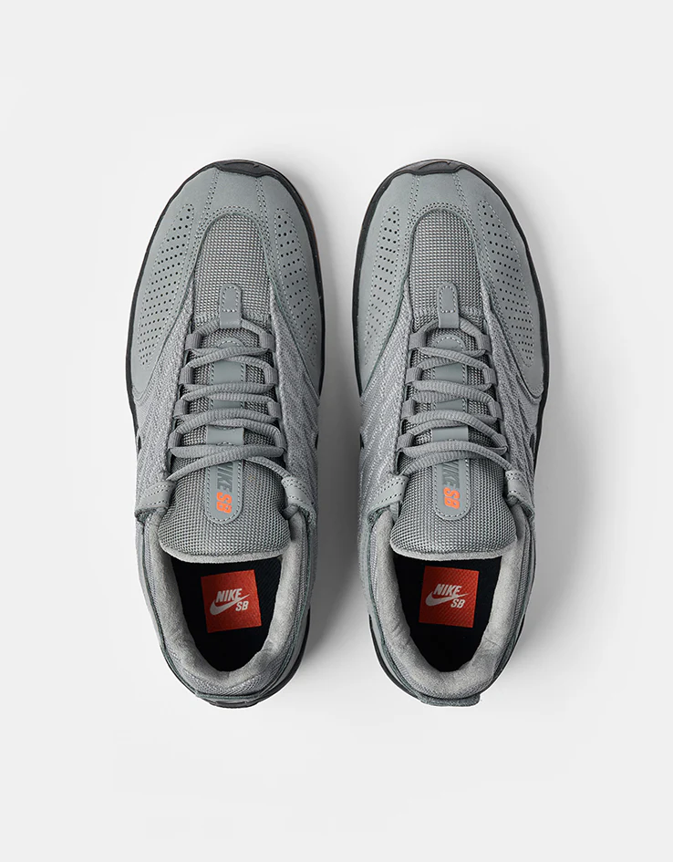 Nike SB Vertebrae ISO Skate Shoes - Cool Grey/Black-Cool Grey-Dark Grey - Image 3